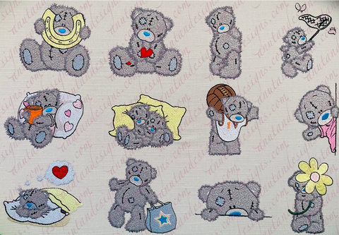Blue nose Bear set (12 Designs)