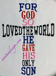 For God so loved