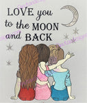 Love You To the Moon And Back Saying