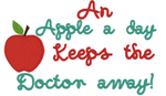 An Apple a day! (Appliqué)