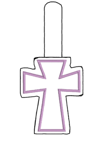 Cross Keyfob (Blank)