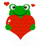 Frog with heart 1