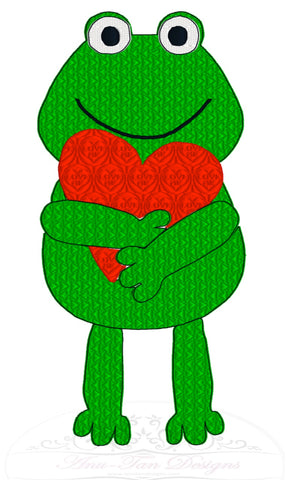 Frog with heart 2