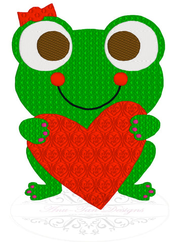 Frog with heart 3