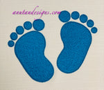 Baby boy footprint