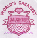 Family Badges 1, 4x4 singles (World's Greatest..)