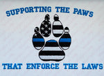 Supporting the paws
