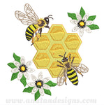 Bee's with Honeycomb