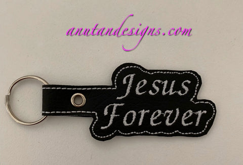 Jesus forever keyfob