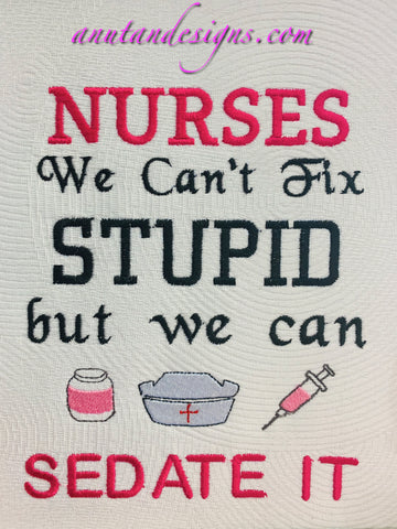 Nurses, we can't fix