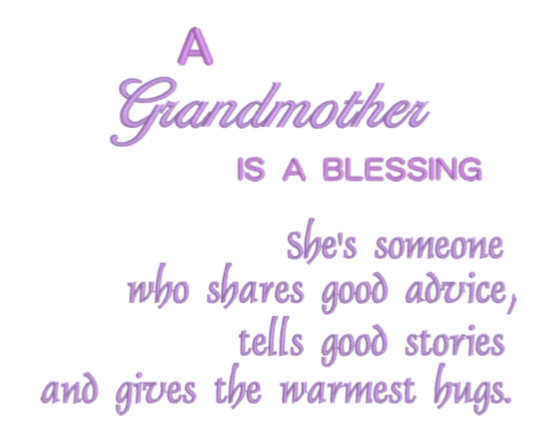 A Grandmother – Anu-Tan Designs