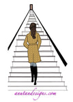 Women with stairs