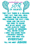 For my son in Heaven