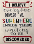 Superhero saying