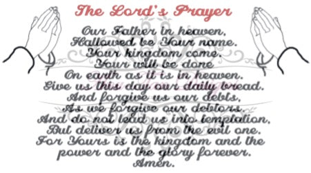 The Lord's Prayer with hands