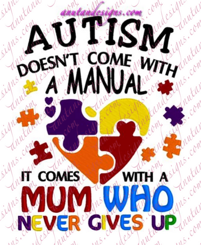 Autism doesn't come with a manual (Mum)